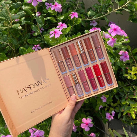 Royal Velvet Matte Liquid Lipstick Set (12 Pcs Set )(Buy 1 Get 1 Free)